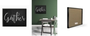 Stupell Industries Gather Black and Gray Typography Wall Art Collection